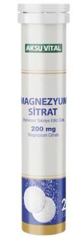 AKS MAGNEZYUM EFERVESAN 20 TB