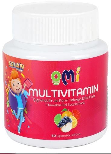 AKS OMİ MULTİVİTAMİN ÇİĞNENEBİLİR JEL FORM 60 ADET