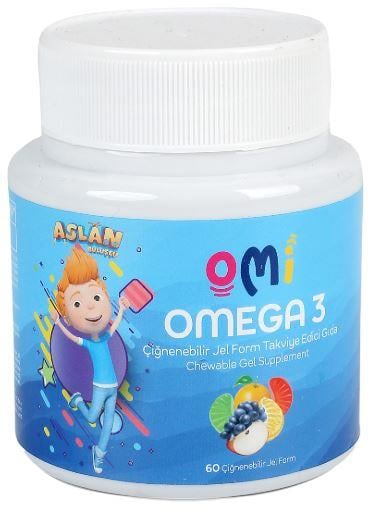AKS OMİ OMEGA 3 ÇİĞNENEBİLİR JEL FORM 60 ADET