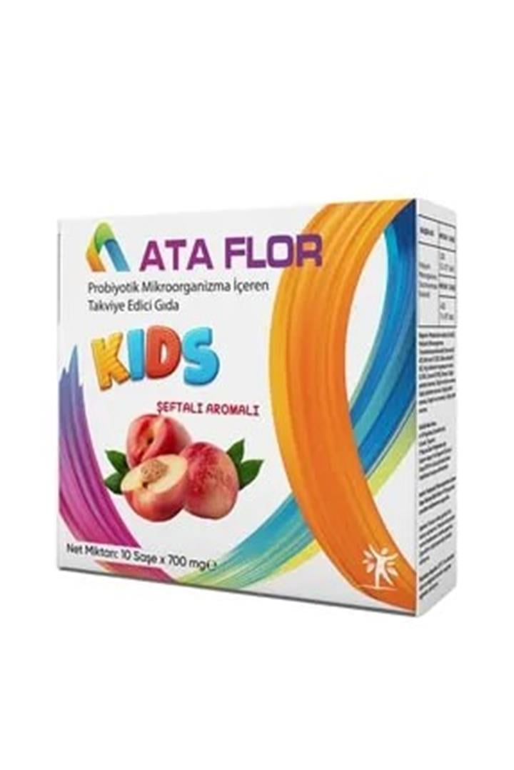 ATA FLOR PROBİYOTİK KİDS ŞEFTALİ 10 ŞASE