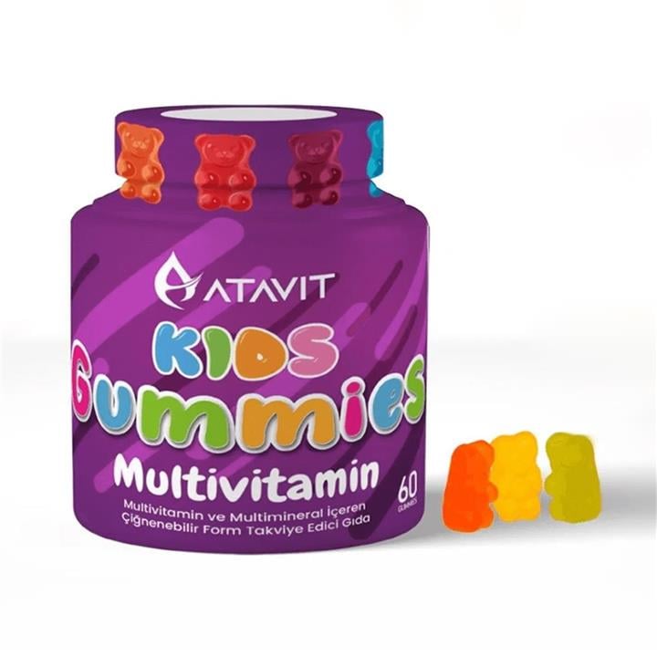ATAVİT KİDS MULTİVİTAMİN GUMMİES 60 LI