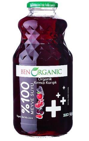 BENORGANİK KARISIK KIRMIZI MEYVE SUYU 946 ML