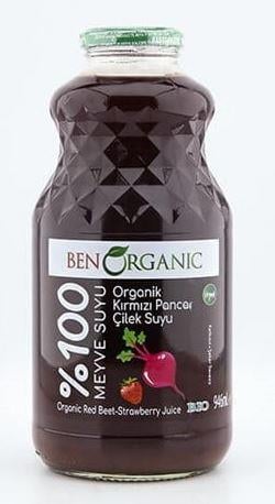 BENORGANİK PANCAR CILEK SUYU 946 ML
