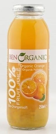 BENORGANİK PORTAKAL SUYU 250 ML