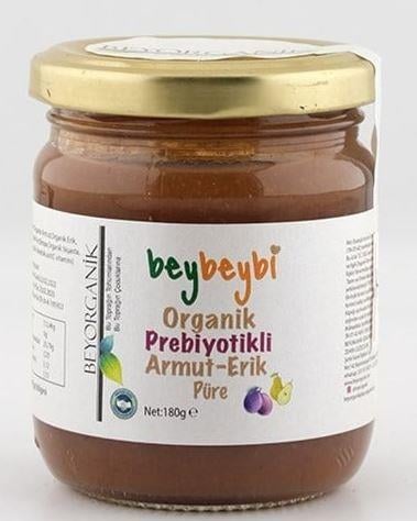 BEYBEYBİ ORGANİK ARMUT ERİK PÜRESİ
