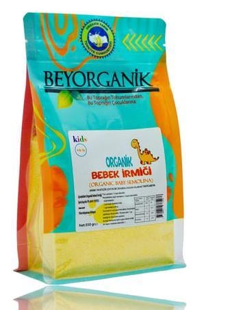 BEYORGANİK BEBEK İRMİK JELATİN 350 GR