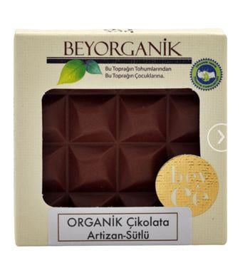 BEYORGANİK  ÇİKOLATA ARTİZAN  SÜTLÜ 40 GR