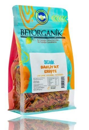 BEYORGANİK ORGANİK BAKLİYATLI ERİŞTE 240 GR