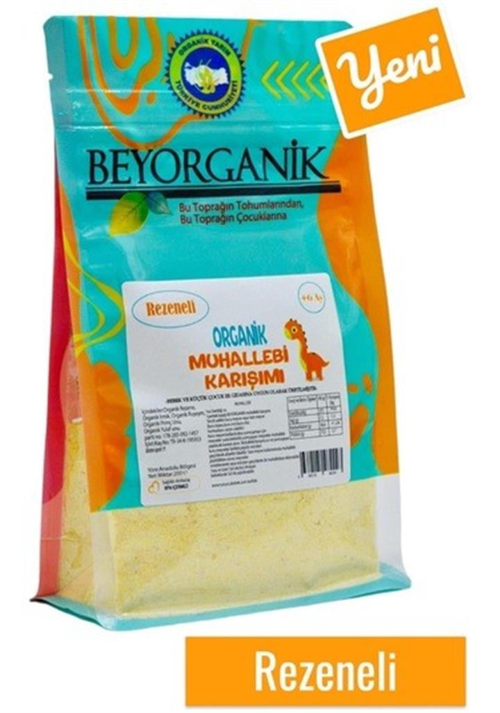 BEYORGANİK ORGANİK REZENELİ MUHALLEBİ KARIŞIMI 200 GR