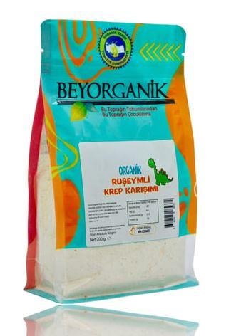 BEYORGANİK  RUŞEYMLİ KREP KARIŞIMI BEYAZ KRAFT 200 GR
