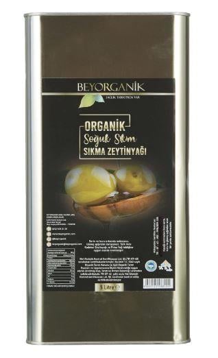 BEYORGANİK  SOĞUK SIKIM ZEYTİNYAĞ 0,3 0,6 5 LT