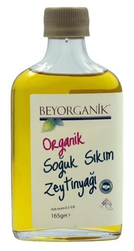 BEYORGANİK  SOĞUK SIKIM ZEYTİNYAĞ  165 GR