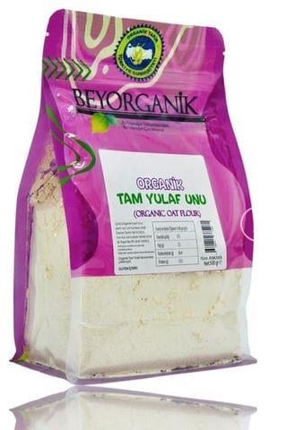 BEYORGANİK  TAM YULAF UNU JELATİN 500 GR