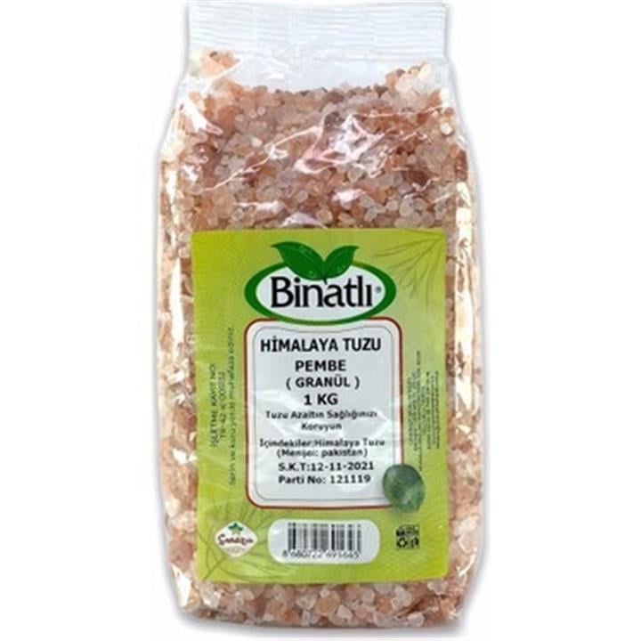 BİNATLI HİMALAYA TUZU PEMBE GRANÜL 1KG