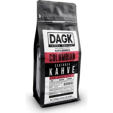 DAGK COLOMBIAN ÇEKİREDEK KAHVE 250 GR
