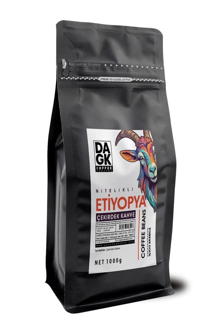 DAGK ETİYOPYA ÇEKİRDEK KAHVE 250 GR