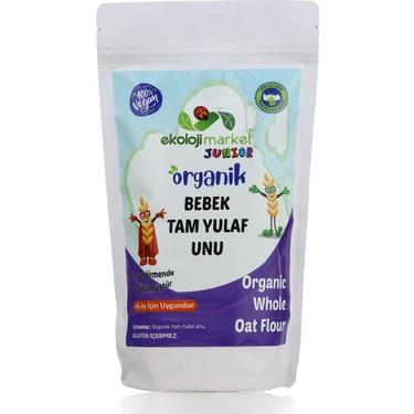 EKOLOJİ MARKET ORGANİK BEBEK TAM YULAF UNU 250 GR