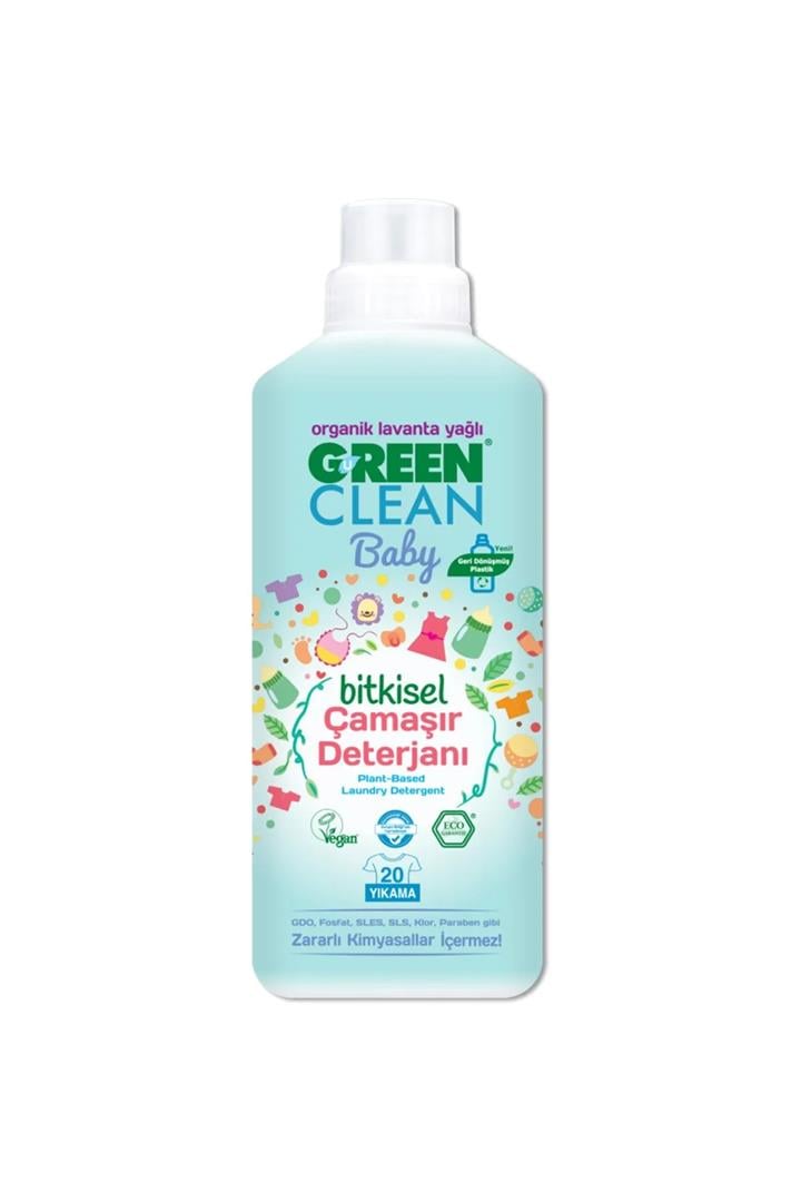GREEN CLEAN BABY ORGANİK LAVANTA YAĞLI ÇAMAŞIR DETERJANI 1 L