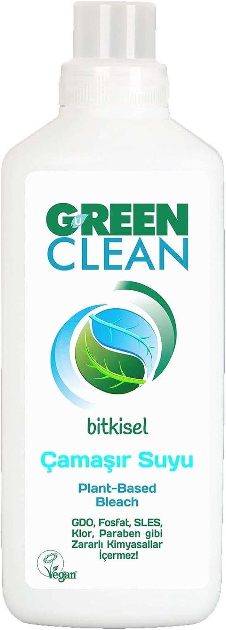 GREEN CLEAN BİTKİSEL ÇAMAŞIR SUYU 1 L