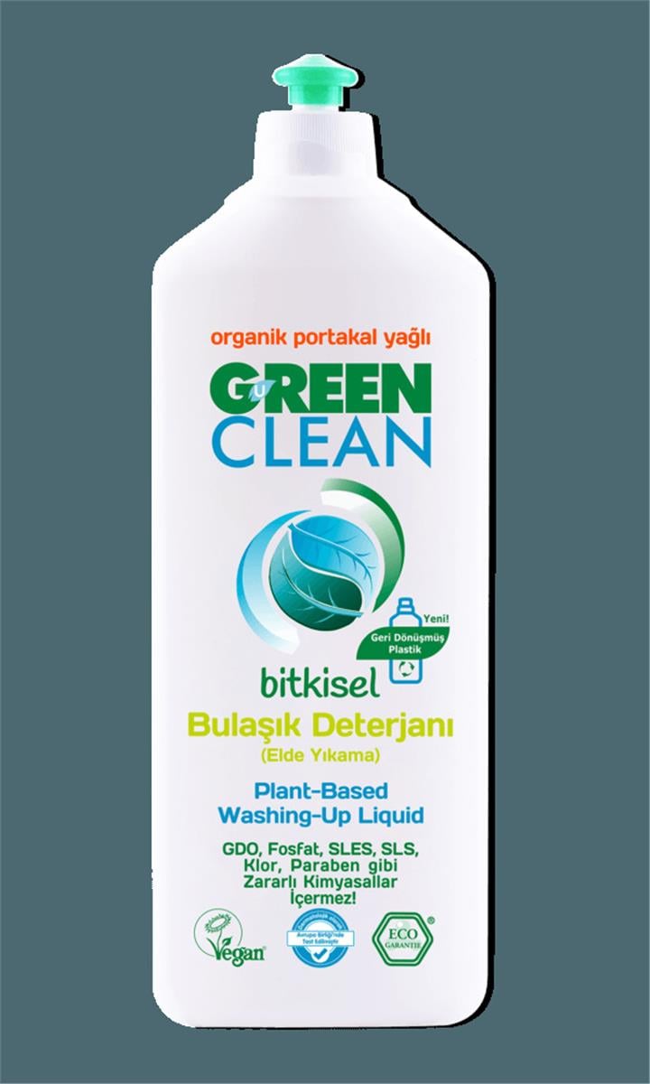 GREEN CLEAN ORGANİK PORTAKAL YAĞLI BULAŞIK DETERJANI ELDE YIKAMA 730 ML