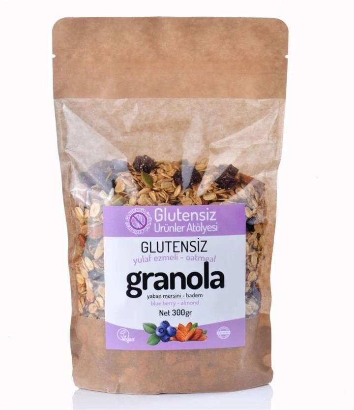 GÜA YULAF EZMELİ GRANOLA YABAN MERSİNİ BADEM 300 GR