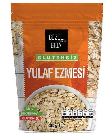 GÜZEL ADA GIDAORGANİK GLUTENSİZ YULAF EZMESİ 300 GR
