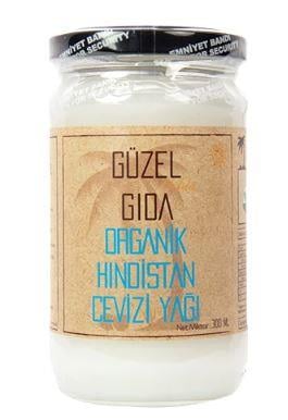 GÜZEL GIDA ORGANIK HINDISTAN CEVIZI YAGI 300 ML