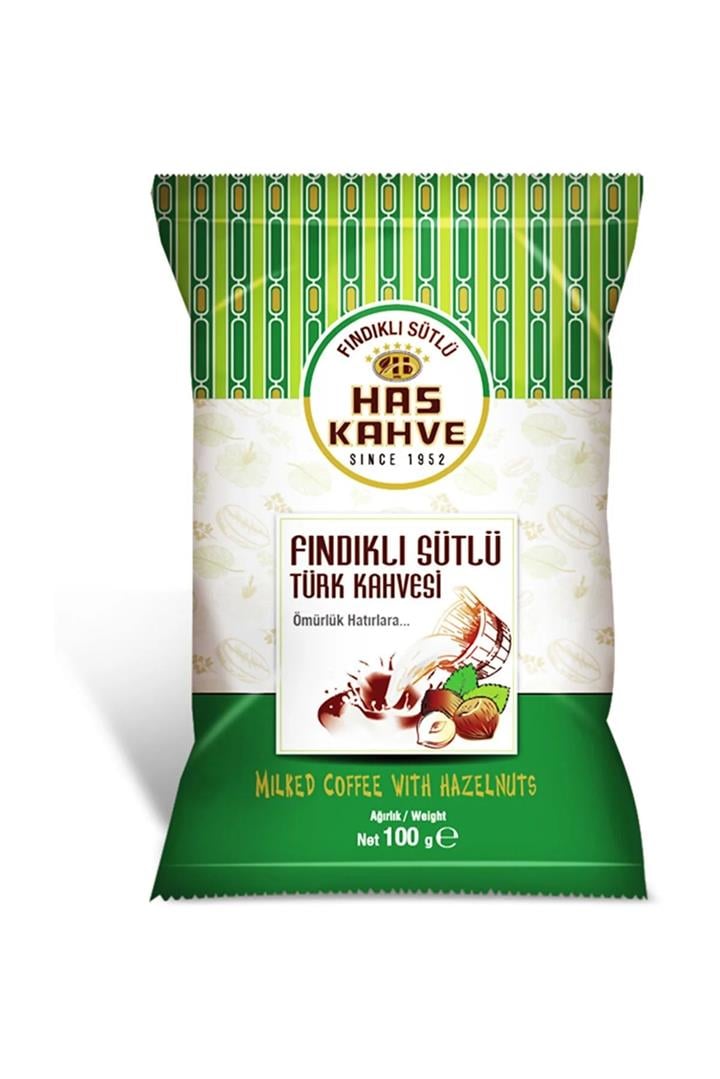 HAS KAHVE FINDIKLI SÜTLÜ 100 GR