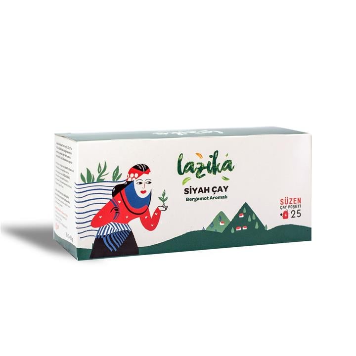 LAZİKA BERGAMOTLU SİYAH ÇAY SALLAMA 25 ADET