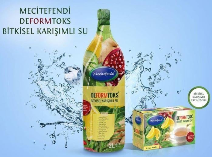 MECİTEFENDİ DEFORMTOKS SUYU 2 LİTRE (20 Lİ DEFORMTOKS ÇAYI HEDİYELİ)
