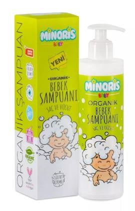 MİNORİS BABY ORGANİK SAÇ VE VÜCUT ŞAMPUANI 400 ML