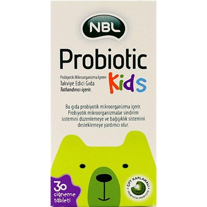 NBL PROBİOTİC KİDS ÇİĞNEME TABLETİ 30 ADET