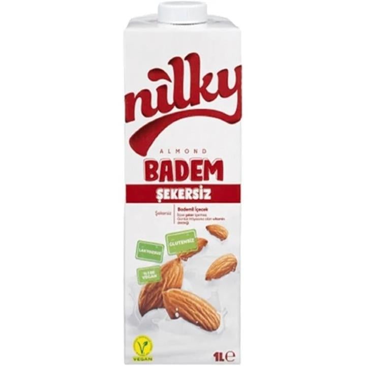 NİLKY BADEM SÜTÜ ŞEKERSİZ 1L