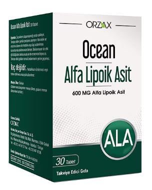 OCEAN ALFA LİPOİK ASİT 600 MG 30 TABLET
