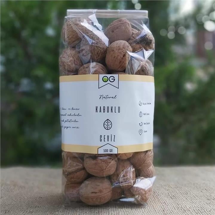OG ORGANİK KABUKLU CEVİZ 500 GR