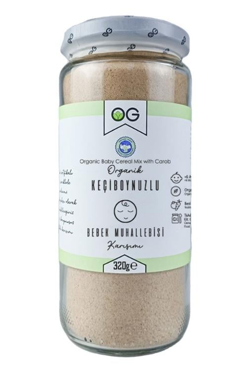 OG ORGANİK KEÇİBOYNUZLU BEBEK MUHALLEBİSİ KARIŞIMI 320 GR