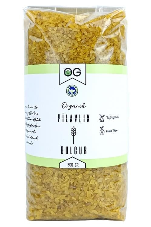 OG ORGANİK PİLAVLIK BULGUR 800 GR