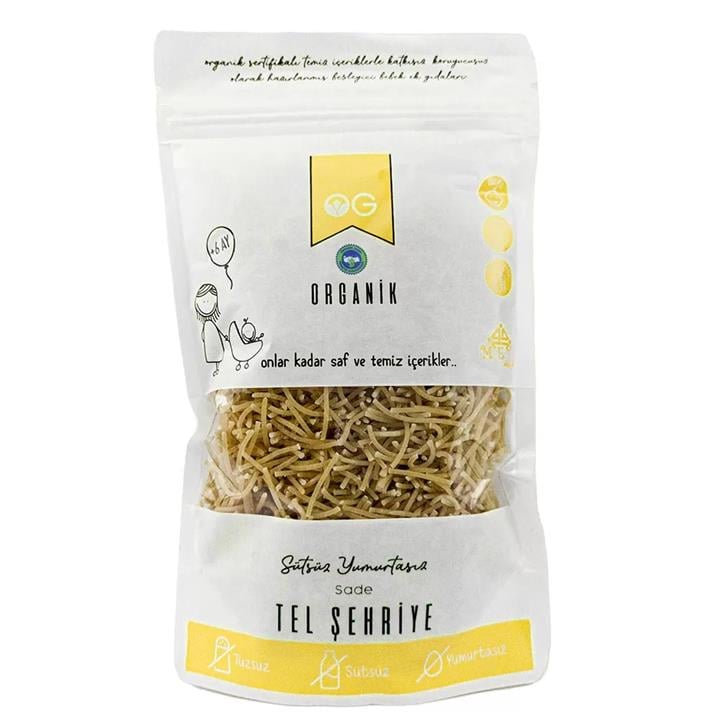 OG ORGANİK SÜTSÜZ YUMURTASIZ TEL ŞEHRİYE 180 GR
