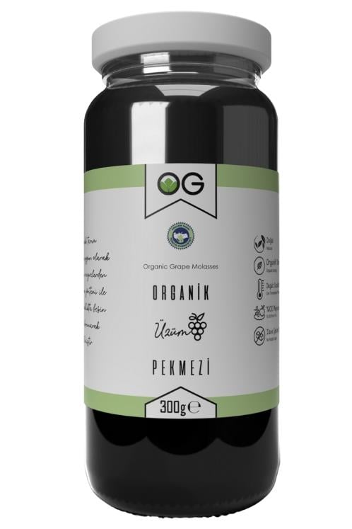 OG ORGANİK ÜZÜM PEKMEZİ 300 GR