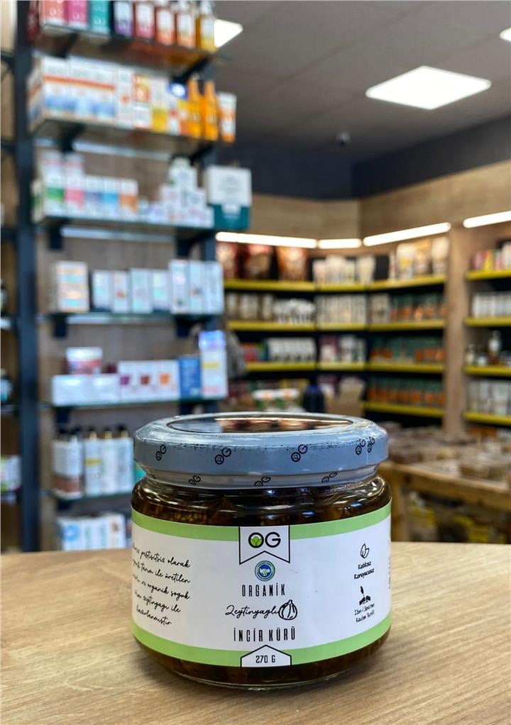 OG ORGANİK ZEYTİNYAĞLI İNCİR KÜRÜ 270 GR