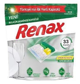 RENAX BULAŞIK MAKİNESİ KAPSÜLÜ 33 LÜ