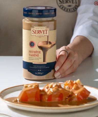 SERVET ÇİFTE KAVRULMUŞ FETHİYE TAHİNİ 500 GR