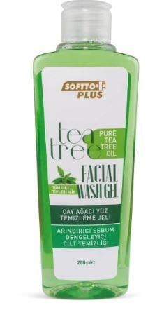 SOFTTO PLUS ÇAY AĞACI ÖZLÜ YÜZ YIKAMA JELİ 200ML