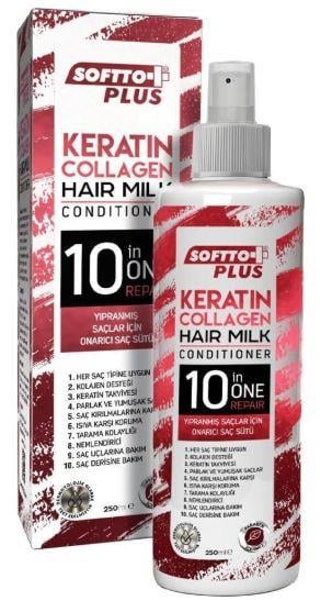 SOFTTO PLUS KERATİN & KOLAJEN SAÇ SÜTÜ 250 ML