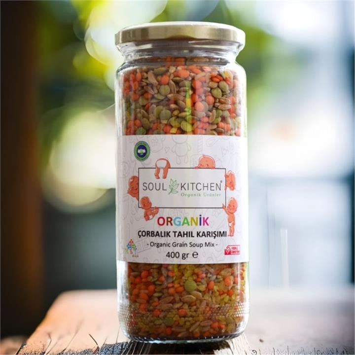 SOUL KITCHEN ORGANİK BEBEK ÇORBALIK TAHIL KARIŞIMI 400 GR CAM