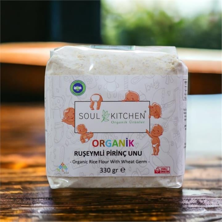 SOUL KITCHEN ORGANİK BEBEK RUŞEYMLİ PİRİNÇ UNU 330GR