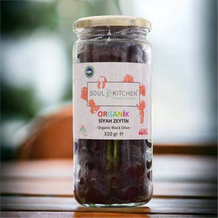 SOUL KITCHEN ORGANİK BEBEK SİYAH ZEYTİN 310GR