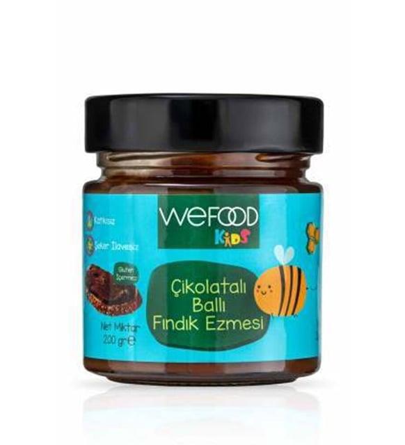 WEFOOD KİDS ÇİKOLATALI BALLI FINDIK EZMESİ 200 GR