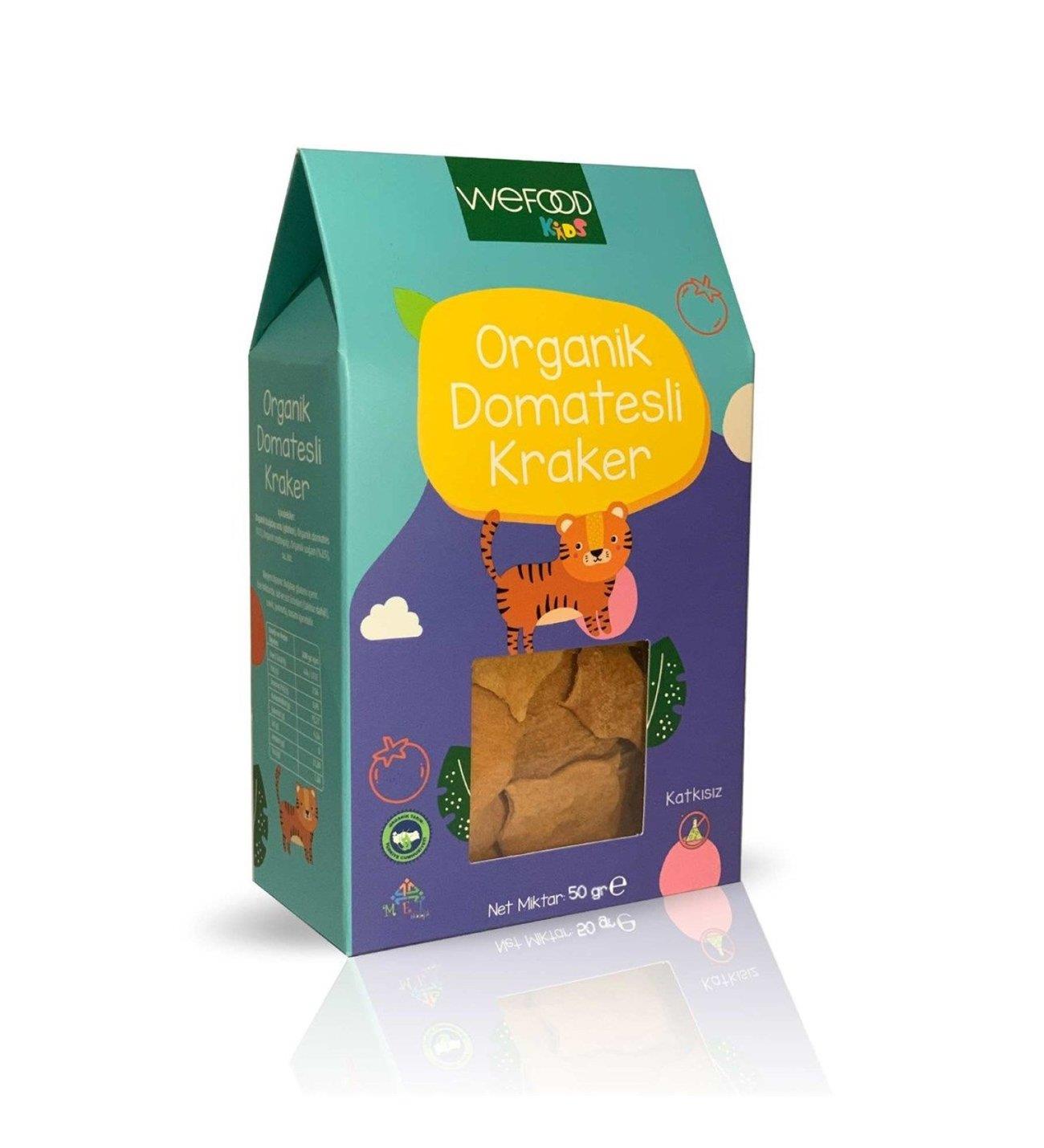 WEFOOD KİDS ORGANİK DOMATESLİ KRAKER 50 GR