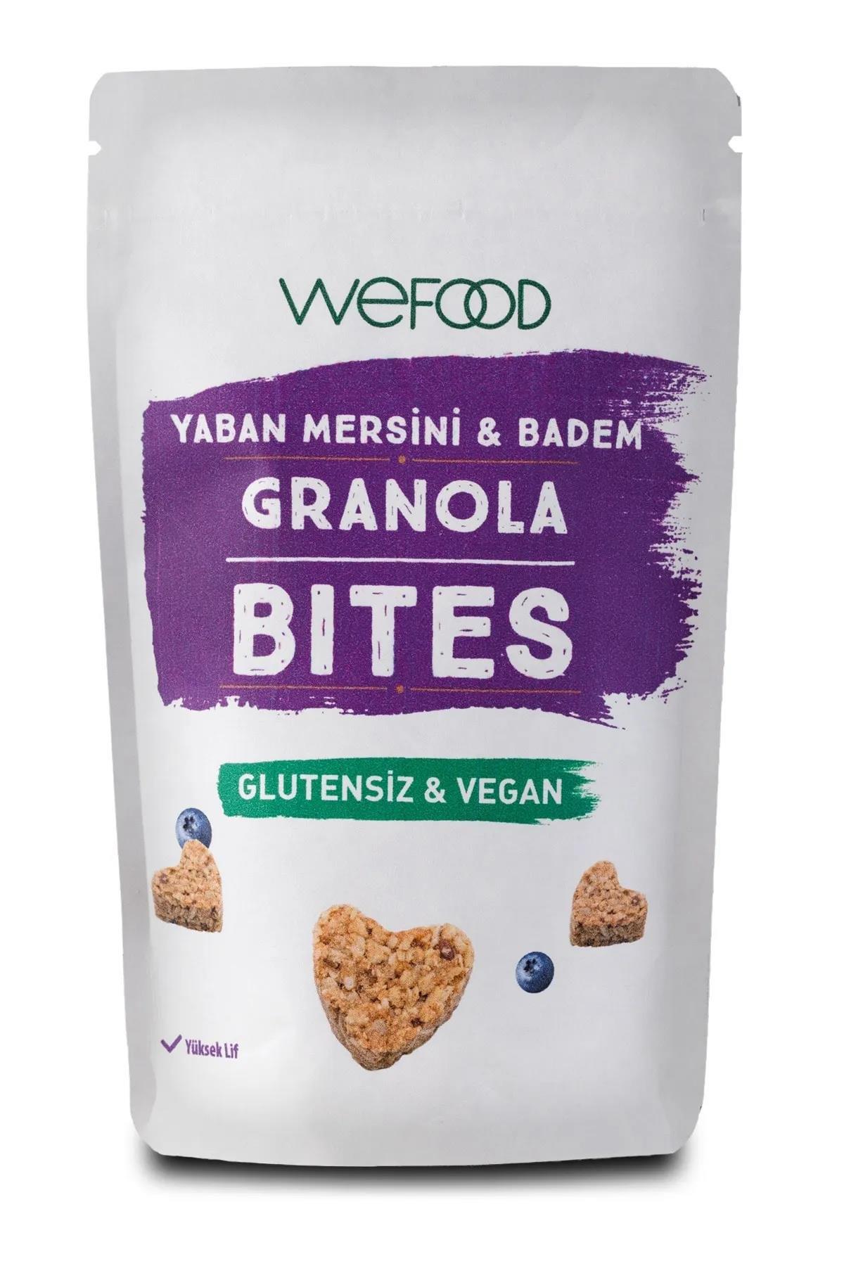 WEFOOD VEGAN YABAN MERSİNİ BADEM GRANOLA BİTES 40G